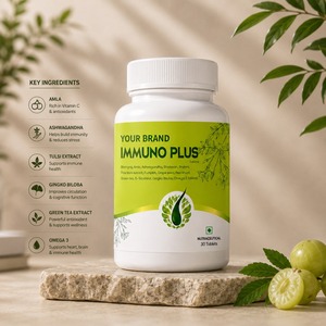 Tabletas de Apoyo Inmunitario con Logotipo Personalizado, con Vitamina C, Zinc y Extractos Herbales para el Bienestar Diario - Product Image 4