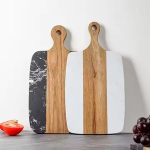 Juego de Tablas de Cortar de Bambú Antiguo Elegante, con Asas de Diseño Pulido, Bloques de Corte de Madera de Alta Calidad para Uso en la Cocina - Product Image 1