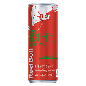 Boisson énergisante Red Bull édition rouge saveur pastèque, Red Bull 250 ml, vente en gros de Red Bull. - Product Image 2