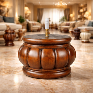 Decorative Round Solid Wood Furniture Leg <b>Sofa</b> Table Cabinet Wooden Leg Premium Finish Furniture Parts OEM - Product Image 2