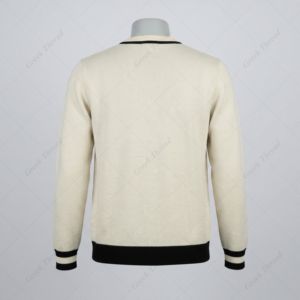 Custom Sorority Fraternity Varsity <b>Cardigan</b> <b>Sweater</b> Vintage College University Sports Team Knitwear Chenille Patch Embroidery - Product Image 2