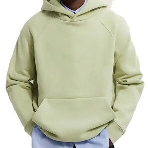 Sweat à capuche en molleton de haute qualité 80% coton 20% polyester, logo personnalisé, coupe oversize pour homme, sweat à capuche épais grande taille 2026 - Product Image 2