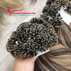 Haute qualité 100% extensions de cheveux de kératine humaine brute couleur de pointe Nano prix de gros non transformé prêt à expédier - Product Image 4