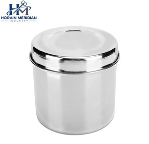 Tarro de Acero Inoxidable para Ungüentos, Contenedor para Apósitos Médicos, para Hospital, Clínica, Laboratorio, Suministros de Almacenamiento de Instrumentos Quirúrgicos - Product Image 5
