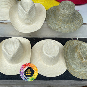 Sombrero Mexicano Tradicional de Paja de Seagrass con Ala Ancha, Bordado a Mano Colorido, Correa con Logotipo Personalizado, Unisex para Adultos, Uso en la Playa - Product Image 3