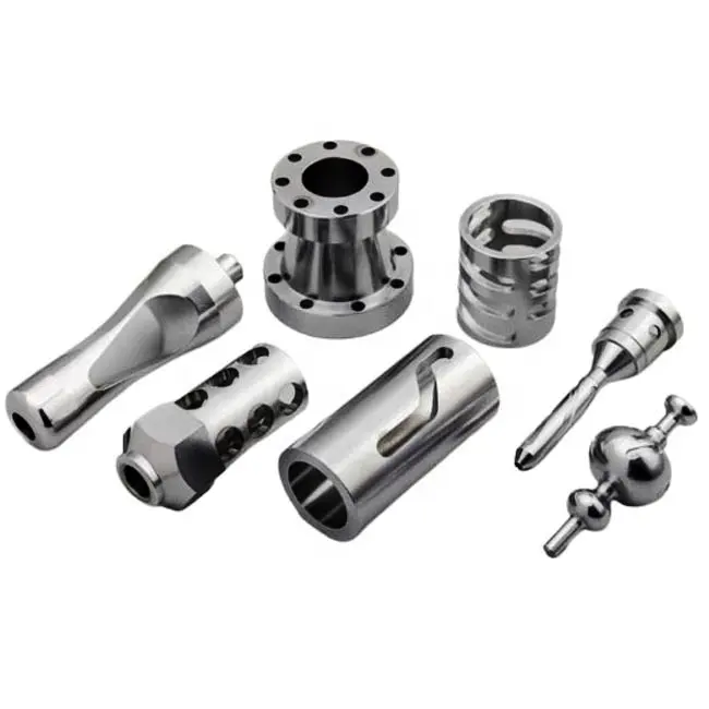 Piezas de mecanizado CNC de 5 ejes de aleación de Metal personalizadas OEM, servicios de piezas de torneado de torno de fresado de aluminio, acero inoxidable, latón MS SS
