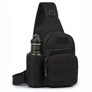 Sac bandoulière unisexe personnalisé en toile imperméable avec fermeture éclair, léger, grande capacité, durable - Product Image 1