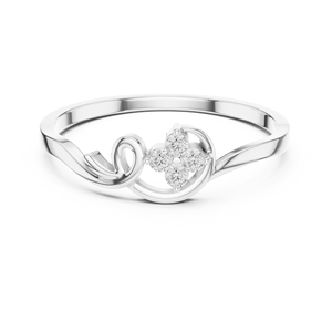 Anillo apilable de oro macizo de 14k para mujer, con diamante clásico de corte redondo, minimalista, para regalo, compromiso, aniversario, boda - Product Image 6