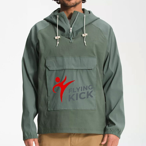 2026 Wholesale Latest Men <b>Camo</b> Windbreaker <b>Jacket</b> Front 1/4 Zip with Hood 2 Side Pocket Plus Size Custom <b>Camo</b> Windbreaker <b>Jacket</b> - Product Image 1