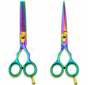Ensemble de ciseaux professionnels japonais en acier inoxydable pour la coupe et l'éclaircissement des cheveux, 7,0 pouces, ergonomiques, pour salon de coiffure, OEM - Product Image 5