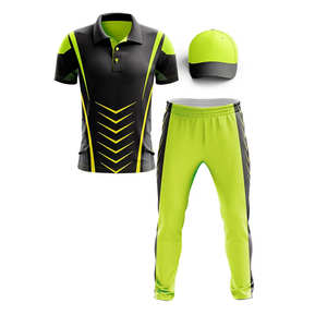 Uniforme de Cricket Personalizado de Alta Calidad, Impresión por Transferencia Térmica Completa, Elástico en Cuatro Direcciones, Ecológico, Transpirable, de Secado Rápido, Tallas Grandes - Product Image 2