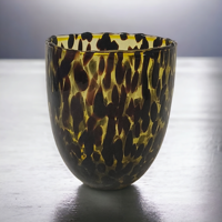 Cadeaux d'entreprise de Noël élégants de haute qualité, verre soufflé brillant multifonctionnel en verre sodocalcique pour boissons et fabrication de bougies, écologique