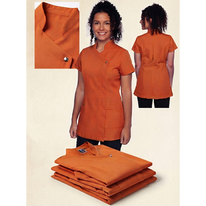 Tunique de salon à faible MOQ, tenue de travail pour la santé, uniforme de salon de manucure, uniforme d'esthéticienne, uniforme de coiffure, uniforme de masseur, uniforme de spa, hauts professionnels - Product Image 1