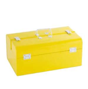 Baúl de Almacenamiento de Hierro de Último Diseño con Acabado en Color Negro, Recubrimiento en Polvo, Resistente al Agua, Baúl Metálico Duradero con Tapa y Cerradura - Product Image 6