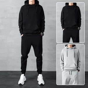 Ropa Deportiva de Alta Calidad, Ropa Deportiva para Gimnasio, Sudadera con Capucha para Entrenamiento, Conjuntos Deportivos para Hombre, Pantalones y Sudaderas para Correr - Product Image 3