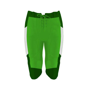 <b>Mens</b> Padded American Football Pants <b>Black</b> Side Stripe <b>Tie</b> Closure Athletic Practice Game Performance Sportswear Adult Wear pants - Product Image 5