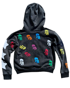 Sweat-shirts doublés en polaire avec impression en relief, conçus pour la chaleur et le confort, en coton de haute qualité et avec un motif en relief accrocheur. - Product Image 3