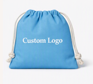 Wholesale Custom Size Eco Friendly Plain Printed Big Cotton <b>Canvas</b> Pouch <b>Drawstrings</b> Dust <b>Bags</b> With Rope custom Logo - Product Image 1