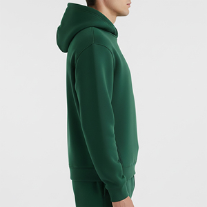 Sweat-shirts à capuche en molleton uni surdimensionnés pour hommes, 100 % coton, 550 grammes, couleur unie, personnalisés OEM/ODM, imprimés et brodés - Product Image 2