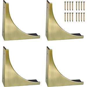 4 Pezzi Protezioni Angolari Decorative in Lega di Zinco Anticato per Mobili, Paraspigoli di Sicurezza per Armadi e Caminetti - Product Image 4