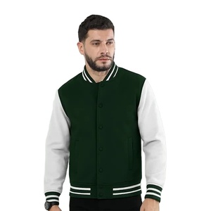 Chaqueta Universitaria de Lana Cálida de Invierno Personalizada al por Mayor, Chaqueta Universitaria con Letras Bordadas en Chenilla de Alta Calidad - Product Image 6