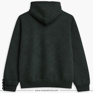 Sudadera con Capucha de Invierno 100% Algodón con Logotipo Personalizado; MOQ Bajo, Venta al Por Mayor, Ropa Deportiva Transpirable de Alta Calidad, Sudadera Holgada para Entrenamiento - Product Image 4