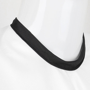 Tablier de Coiffure Professionnel Blanc en Polyester Résistant à l'Eau pour Salon de Coiffure, Coupe de Cheveux, Coloration et Coiffage, Réutilisable et Ajustable - Product Image 4