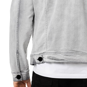 New Arrival Fashion <b>Denim</b> <b>Jackets</b> for <b>Men</b> and High Quality Custom Logo Best Design <b>Men</b> Ripped <b>Denim</b> <b>Jacket</b> - Product Image 3