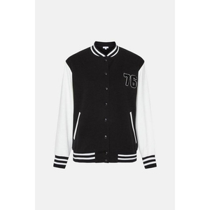 Wholesale Custom Long Sleeve Baseball Letterman <b>Jacket</b> for Women Cotton Polyester Embroidery <b>Sheep</b> <b>Skin</b> Latest Design Plain - Product Image 1