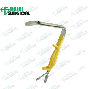 Retractor Quirúrgico de Fibra Óptica Estilo Ferreira de Acero Inoxidable para Cirugía Plástica, Aislado, HS-IS-166, Certificado CE por Hasni Surgical - Product Image 3
