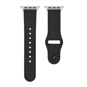 Custom Logo Dark Brown <b>Leather</b> Breathable Smartwatch Strap 2026 OEM Service Handmade Series 1 38/42 MM Luxury <b>Bracelet</b> Band - Product Image 5