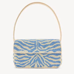 Sac fourre-tout promotionnel artisanal de luxe indien fait main, forme baguette, perles de verre multicolores, décontracté et durable - Product Image 3