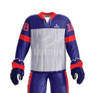 Uniforme de hockey sur glace professionnel de haute qualité pour hommes, vêtements de formation, faible MOQ, uniforme de hockey sur glace à vendre - Product Image 4