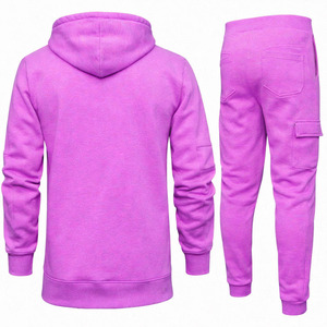 Conjunto Deportivo de Dos Piezas para Hombre, Ropa Deportiva de Gimnasio, Chándal de Felpa para Entrenamiento, Traje para Correr, Otoño Invierno - Product Image 2