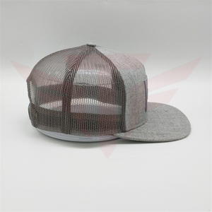 Gorra Trucker Unisex de Malla, 6 Paneles, Ajustable, Casual, Gris, con Parche Frontal, Transpirable e Impermeable para Primavera/Verano - Product Image 2