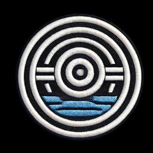 Parche Bordado Termoadhesivo Cuadrado de Tela Tejida con Diseño de Logotipo para Decoración de Ropa - Product Image 2