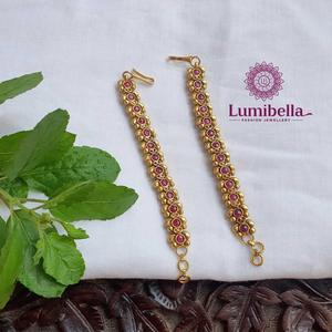 Fashion Earrings Ruby Kemp Ear Chains - Product Image 1