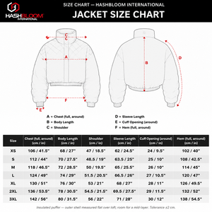 เสื้อแจ็คเก็ตพัฟเฟอร์แบบครอปสำหรับผู้หญิง กันน้ำ กันลม โพลียูรีเทนไร้รอยต่อ สะท้อนแสง ฮู้ดแบบซาชิโก้ น้ำหนักเบา สำหรับฤดูหนาว/ฤดูใบไม้ร่วง - Product Image 6
