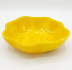 Bol en résine poli de qualité supérieure, grand, résistant à la chaleur, pour salade, vaisselle de luxe, compatible lave-vaisselle, écologique, fait main - Product Image 4