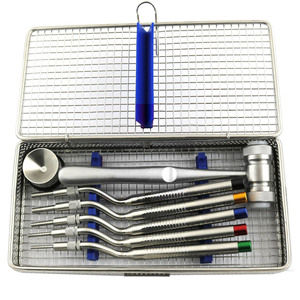 Kit d'osteotomes en acier inoxydable pour implant dentaire et rehaussement de sinus, ensemble d'instruments chirurgicaux pour l'écartement osseux, pour usage hospitalier - Product Image 1