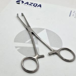 Pince à tissus Allis en acier inoxydable avec poignée verrouillable pour usage médical et chirurgical - Product Image 1