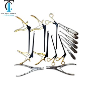 Kerrison Rongeurs & Bone Curettes Set for Spine <b>Neurosurgery</b> Orthopedic Surgical <b>Instruments</b> - Product Image 4