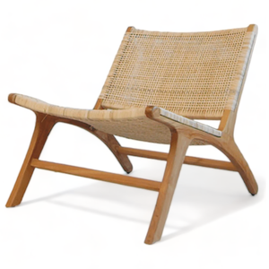 Chaises de jardin pour la maison et les loisirs, structure en bois et rotin tressé, mobilier d'intérieur et d'extérieur, prix de gros - Product Image 1