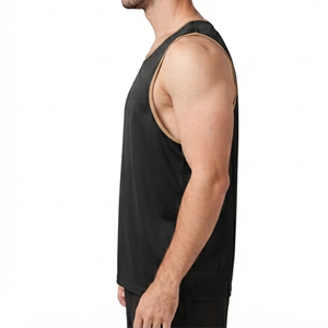 Mens <b>Muscle</b> Top Performance Sleeveless Fitness Vest Custom Gym Wear OEM ODM Active Sports Tank Top Wholesale Factory Mens <b>Muscle</b> - Product Image 2