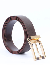 OEM Customized High Quality Luxury Belts for Men Fashion Style Genuine Leather with Pin Buckle Custom Logo Wholesale - Product Image 3