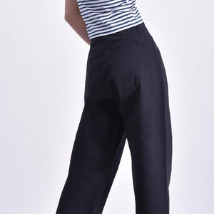 Jean en denim ample à taille mi-haute et fermeture boutonnée pour femme GHULAM GOODS SPORTS 100% Coton Style Vintage Streetwear Tendance - Product Image 6