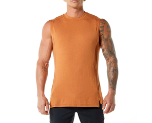 เสื้อกล้ามผ้าฝ้ายแบบไม่มีแขน ดีไซน์ OEM กำลังฮิตปี 2026 เสื้อกล้ามผู้ชาย ราคาถูก คุณภาพสูง ระบายอากาศได้ดี แห้งเร็ว เป็นมิตรต่อสิ่งแวดล้อม - Product Image 1