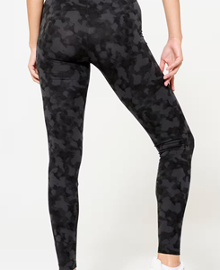 Mid Waist Ankle-Length Solid Thick Cotton Bamboo Fiber Breathable Anti-Bacterial Streetwear Women's Plus Size Spring Leggings - Product Image 2
