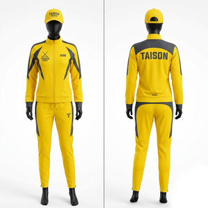 Chándal de Hockey sobre Césped de Poliéster Premium de 260 GSM, Diseño con Paneles Morados y Dorados, Sublimación, Logotipo Personalizado - Product Image 3