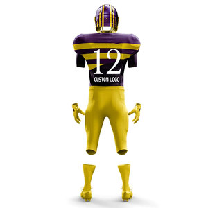 Nuevo Uniforme de Fútbol Americano Deportivo con Logotipo Personalizado, Diseño Nuevo, Ligero, Transpirable y Cómodo de Alta Calidad Profesional - Product Image 2